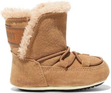 Moon Boot Kids Crib suede boots Neutrals