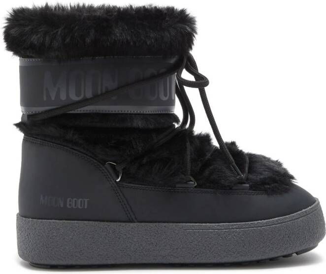 Moon Boot LTrack Faux-Fur boots Black
