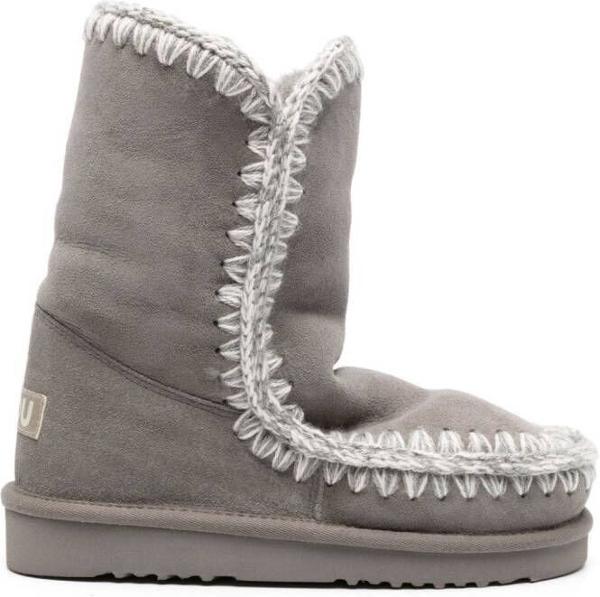 Mou Eskimo Bold suede boots Grey