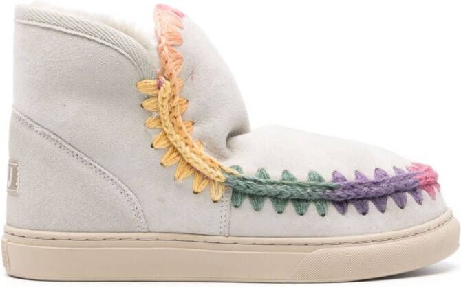 Mou Kids Eskimo Rainbow boots Grey