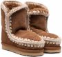 Mou Kids Eskimo shearling boots Brown - Thumbnail 1