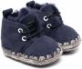 Mou Kids shearling-lined laced boots Blue - Thumbnail 1