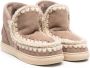 Mou Kids suede eskimo boots Neutrals - Thumbnail 1