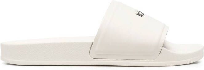 MSGM logo-print sliders Neutrals