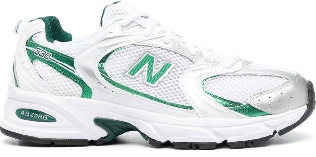 New Balance logo-patch low-top sneakers White