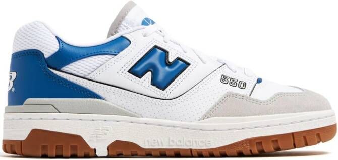 New Balance 550 colour-block leather sneakers White - Picture 6