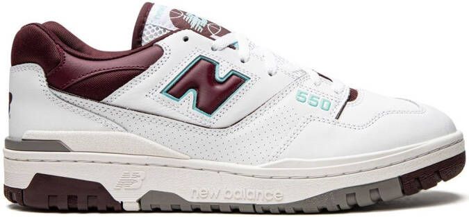 New Balance 550 "Burgundy Cyan" sneakers White