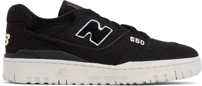 New Balance 550 suede low-top sneakers Black
