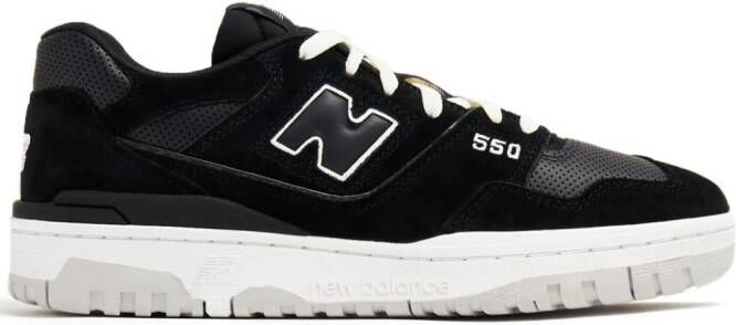 New Balance 550 logo-embossed leather sneakers White - Picture 9