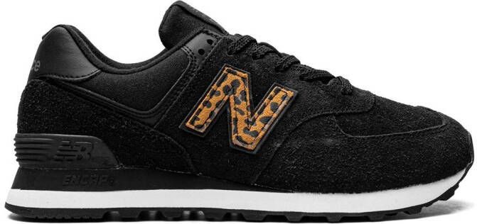 New Balance 574 "Leopard" sneakers Black - Picture 2