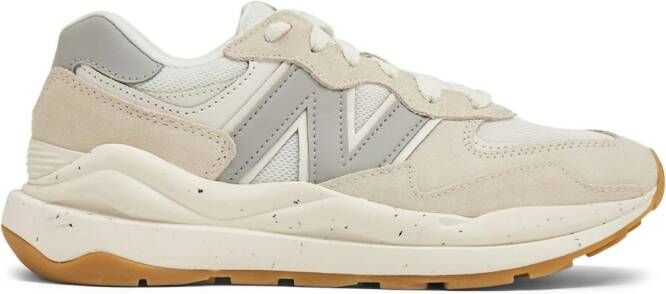 New Balance 550 logo-embossed leather sneakers White - Picture 10