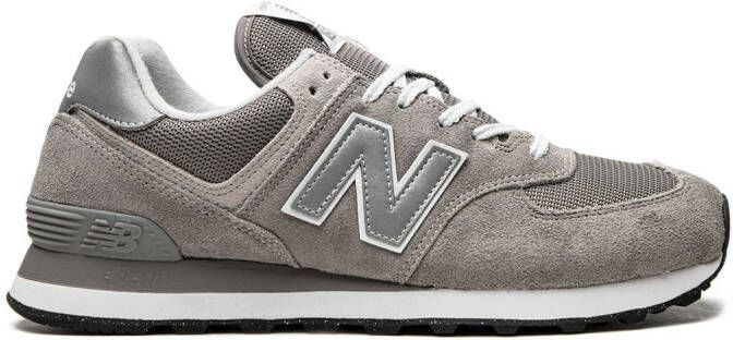 New Balance 574 Core "Grey White Silver" sneakers Neutrals - Picture 5