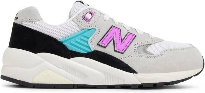 New Balance 550 logo-embossed leather sneakers White - Picture 14