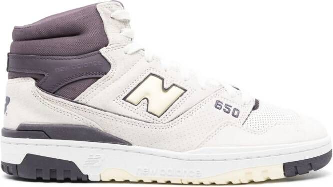 New Balance 650 high-top leather sneakers White - Picture 2
