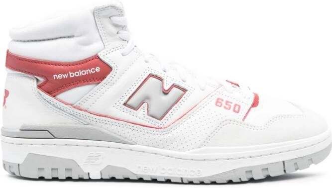 New Balance 650 high-top sneakers White