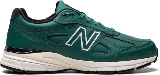 New Balance 990v4 Made in USA "Teal White" sneakers Green