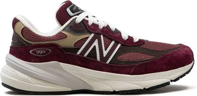 New Balance 990v6 Made in USA "Burgundy" sneakers Red
