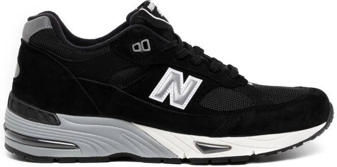 New Balance logo-patch lace-up sneakers Blue - Picture 2