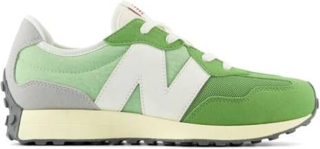 New Balance Kids 327 panelled suede sneakers Green