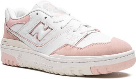 New Balance Kids 550 "White Pink Sea Salt" sneakers