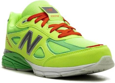 New Balance Kids 990v4 GS "DTLR Festive" sneakers Green