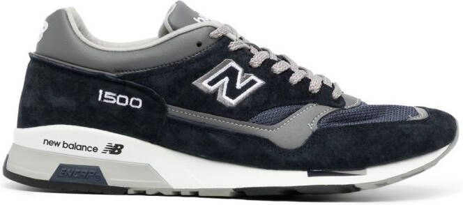 New Balance logo-patch lace-up sneakers Blue