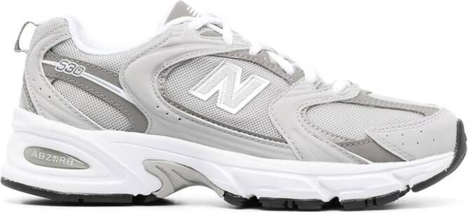 New Balance 550 panelled leather sneakers White