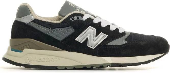 New Balance U998BL logo-appliqué sneakers Black
