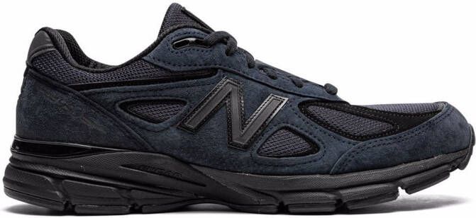New Balance x JJJJound 990 V4 "Navy Black" sneakers Blue - Picture 2