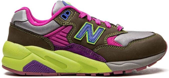 New Balance x Stray Rats MT580 "Dark Moss Cosmic Grape" sneakers Green