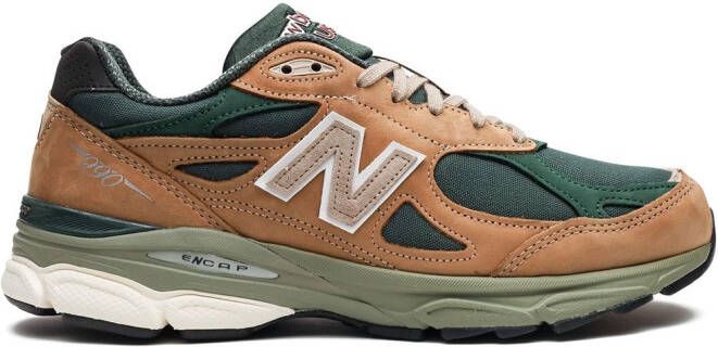 New Balance 990 v3 Made in USA “Tan Green” sneakers Brown - Picture 2