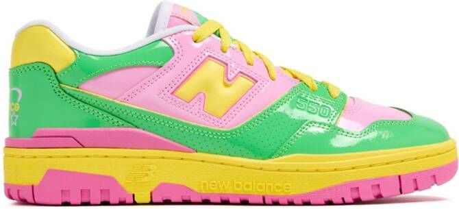 New Balance 550 colour-block leather sneakers White - Picture 7