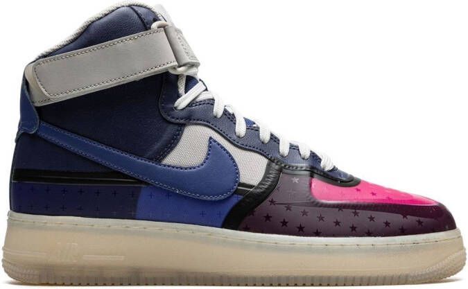 Nike Air Force 1 High '07 Premium "Thunder Blue Pink Prime" sneakers - Picture 6