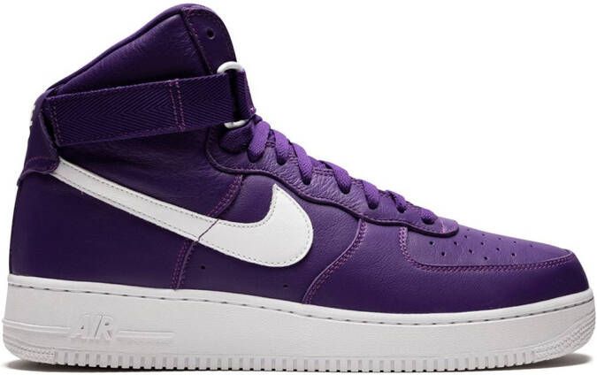 Nike Air Force 1 High Retro QS "Purple White" sneakers - Picture 3
