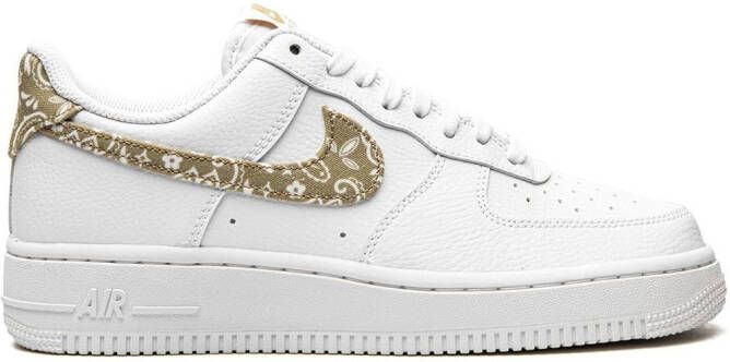 Nike Air Force 1 '07 ESS "Barley Paisley" sneakers White - Picture 4