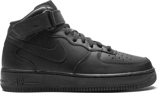 Nike Air Force 1 Mid '07 "2021 Release Triple Black" sneakers - Picture 2