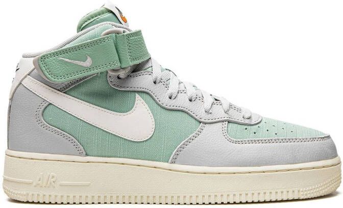 Nike Air Force 1 Mid '07 LX "Grey Fog Enamel Green" sneakers