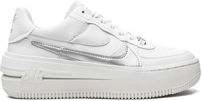 Nike Air Force 1 PLT.AF.ORM "Summit White Sail Wolf Gray Me" sneakers - Picture 3