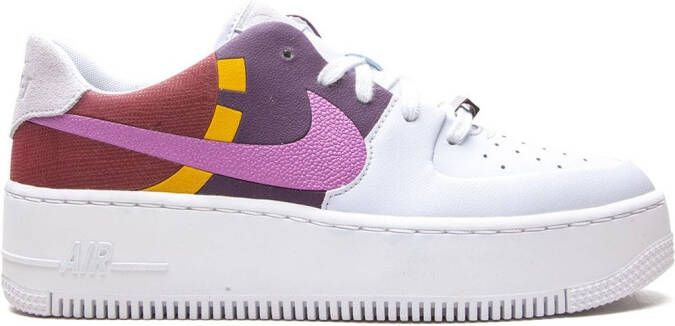 Nike Air Force 1 Sage Low LX "Grey Dark Orchid" sneakers White