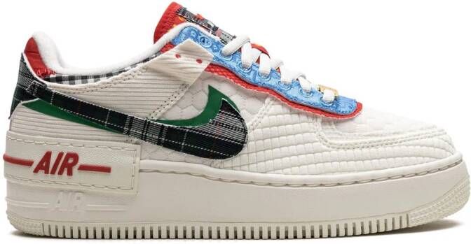 Nike Air Force 1 Shadow "Multi-Material" sneakers White - Picture 2