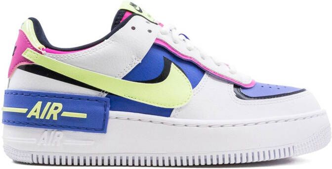 Nike Air Force 1 Shadow "White Barely Volt Sapphire Fir" sneakers
