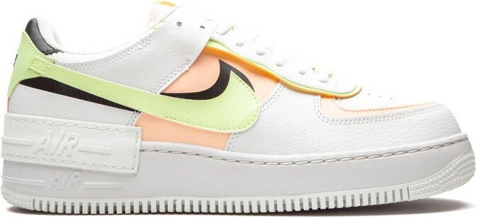 Nike Air Force 1 Shadow "White Barely Volt Crimson Tint" sneakers