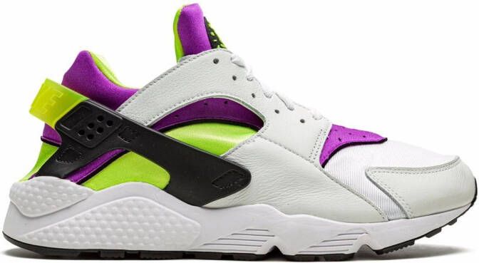 Nike Air Huarache "Neon Yellow Magenta" sneakers White - Picture 2