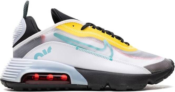 Nike Air Max 2090 "White Speed Yellow Bleached Aqua" sneakers - Picture 4