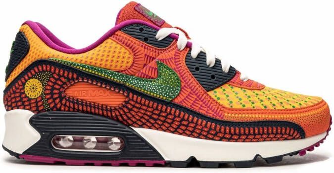 Nike Air Max 90 Dia de Los Muertos low-top sneakers Orange