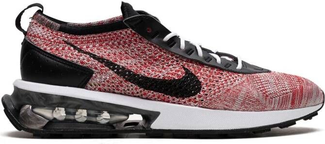 Nike Air Max Flyknit Racer "University Red Wolf Grey" sneakers - Picture 5