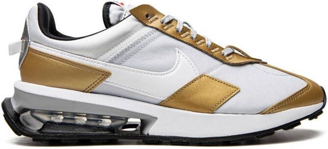 Nike Air Max Pre Day SE sneakers "Pure Platinum Metallic Gold" White - Picture 4