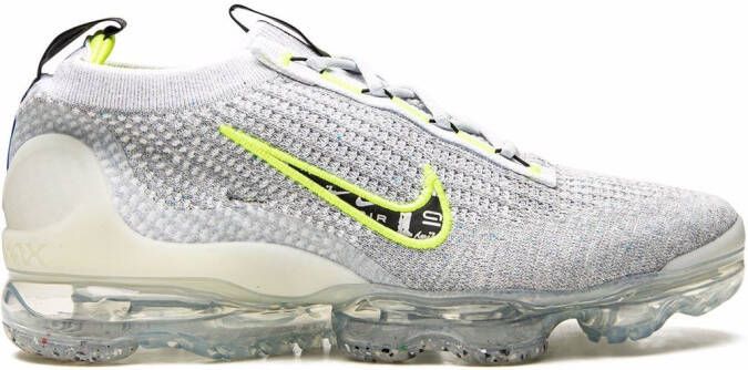 Nike Air Vapormax 2021 Flyknit "'Logo Pack Wolf Grey Volt"' sneakers - Picture 2