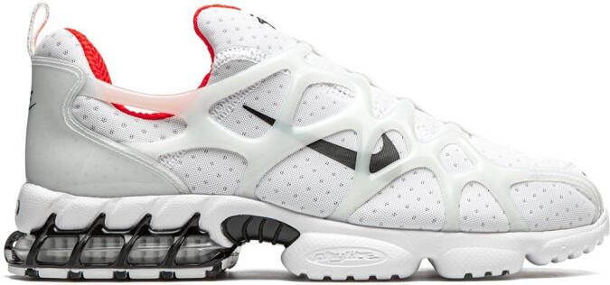 Nike x Stussy Air Zoom Spiridon Kukini "Habanero Red" sneakers White