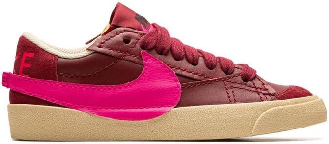 Nike Blazer Low 77 Jumbo "Burgundy Hot Pink" sneakers Red - Picture 3